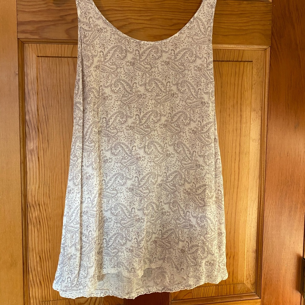 Lorimer Tunic Long Tank Top Cream